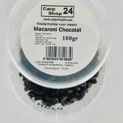 Carpshop24 MACARONI / SWEET PASTE ELBOWS 100g - COLORED & FLAVOURED -Hengels Verkoop carpshop24 macaroni sweet paste elbows chocolat chocolade bruin min