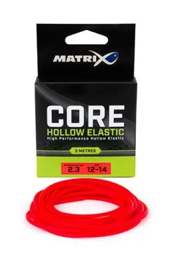 Matrix CORE HOLLOW ELASTIC 3m - 6 Opties -Hengels Verkoop core hollow elastic 3m 23mm 12 14size