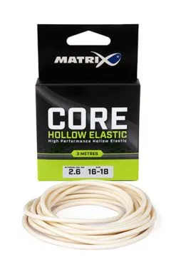 Matrix CORE HOLLOW ELASTIC 3m - 6 Opties -Hengels Verkoop core hollow elastic 3m 26mm 16 18size