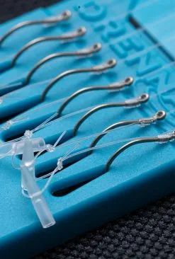 Drennan CARP PUSHSTOPS BARBLESS HOOKLENGTHS 6" - 15cm -Hengels Verkoop drennan Carp Pushstops barbless Hook 1 min