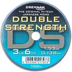 Drennan DOUBLE STRENGTH 100m -Hengels Verkoop drennan double strength 100m nylon 3lb 0138mm min