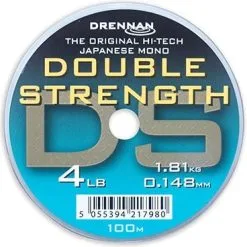Drennan DOUBLE STRENGTH 100m -Hengels Verkoop drennan double strength 100m nylon 4lb 0148mm min