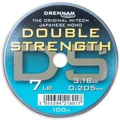 Drennan DOUBLE STRENGTH 100m -Hengels Verkoop drennan double strength 100m nylon 7lb 0205mm min