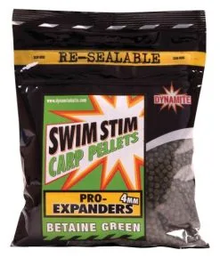 DYNAMITE BAITS SWIM STIM PRO EXPANDERS 350g -Hengels Verkoop dynamite baits swim stim pro expanders betaine green 4mm18.50.25 min