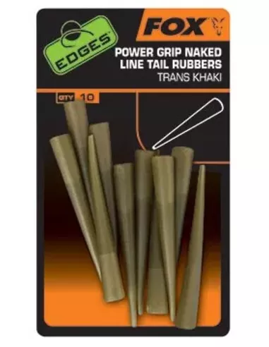 Fox Edges Power Grip Naked Line Tail Rubbers 1 Fox Edges Power Grip Naked Line Tail Rubbers