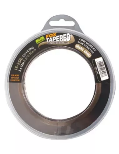 Fox Edges Tapered Soft Mono Leaders 1 Fox Edges Tapered Soft Mono Leaders