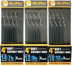 Guru 4" QM1 BAYONET RIGS - 4 Opties