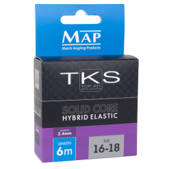 MAP TKS SOLID CORE HYBRID ELASTICS 6m -Hengels Verkoop map tks solid core hybrid elastic 6m volle elastiek 24mm 16 18 min