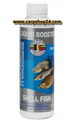 Van Den Eynde LIQUID BOOSTER 250ml -Hengels Verkoop marcel van den eynde liquid booster 250ml Shell fish min
