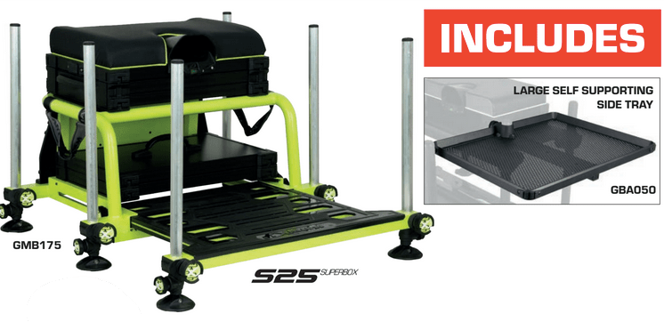 Matrix S25 LIME SEATBOX + SELF SUPPORTING SIDE TRAY 1 Matrix S25 LIME SEATBOX + SELF SUPPORTING SIDE TRAY