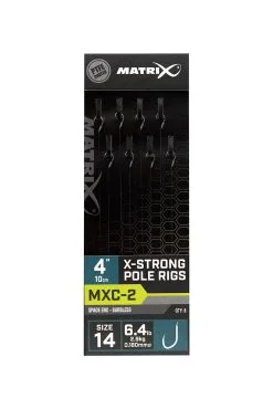 Matrix MXC-2 X-STRONG POLE RIGS 4" - 10cm 12 Matrix MXC-2 X-STRONG POLE RIGS 4" - 10cm -Hengels Verkoop matrix mxc2 x strong pole rigs 4inch 10cm haak 14 min