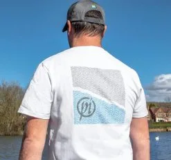 Preston WHITE T-SHIRT - 7 Opties -Hengels Verkoop preston p0200358 65 white t shirt kleding 4 min