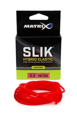 Matrix SLIK ELASTIC - 8 Opties 27 Matrix SLIK ELASTIC - 8 Opties -Hengels Verkoop slik hybrid elastic 3m 24mm 18 20size