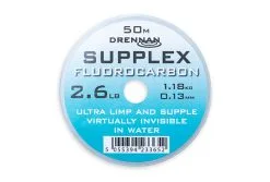 Drennan SUPPLEX FLUOROCARBON 50m -Hengels Verkoop supplex fluorocarbon 2.6 a